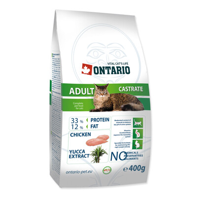 ONTARIO Cat Adult Castrate 400g