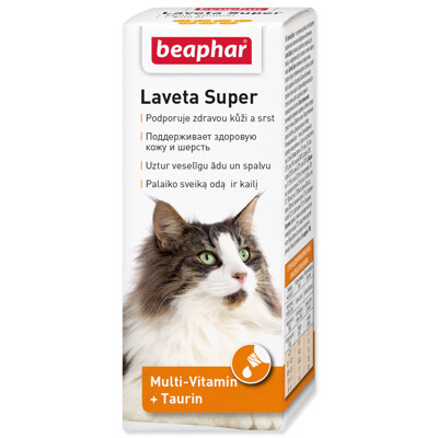 Kapky BEAPHAR Laveta Super vyživující srst 50ml