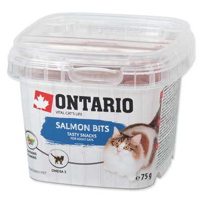 Snack ONTARIO Cat Salmon Bits 75g