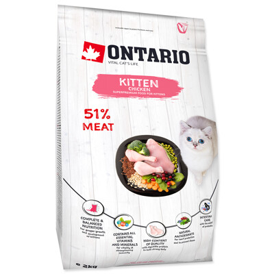 ONTARIO Kitten Chicken 2Kg