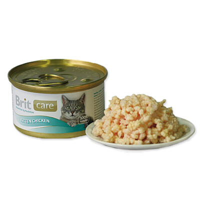 Konzerva BRIT Care Kitten Chicken 80g