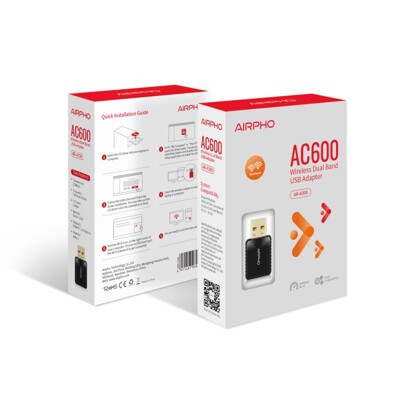 AIRPHO AC600 Wifi MINI USB adaptér