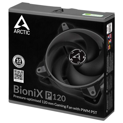 ARCTIC COOLING Ventilátor BioniX P120 šedý