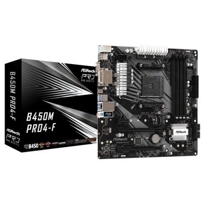 ASROCK Základná doska B450M Pro4-F