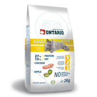 ONTARIO Cat Adult Indoor 2Kg