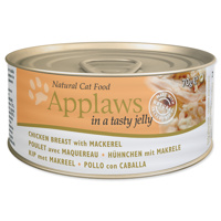 Konzerva APPLAWS Cat Jelly Chicken & Mackerel 70g
